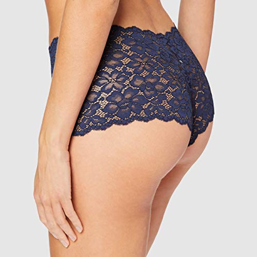 Maidenform womens Underwear Boy Shorts With Cheeky Fit, Cheeky Lace Boyshort Underwear (Retired Colors)