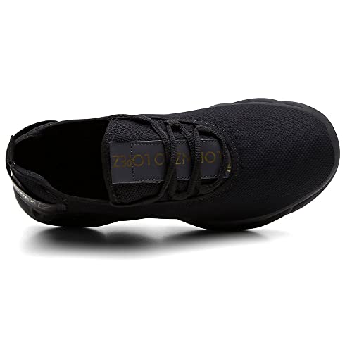 Kit Tênis Masculino de Corrida e Caminhada + Óculos de Sol Madeirado e Relógio - Preto/39