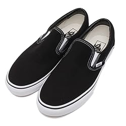 �Х� ����åݥ� ���ˡ����� ��� ��ǥ����� USA��� VANS Classic Slip-On ������ �������ȥ��塼�� �� �������ȥܡ��� ���ȥ꡼�� ��˥��å��� �֥�å� �����꡼ �������� ������ �饤�� (�֥�å�, measurement_26_point_0_centimeters) [�¹�͢����]