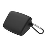 Silicone Case Cover Compatible with Audio-Technica ATH-TWX9 True Wireless Earbuds&comma; Earphones Skin Cover&comma; Protective Carrying Case with Keychain Hook&comma; Charging Port Accessible &lpar;Black&rpar;