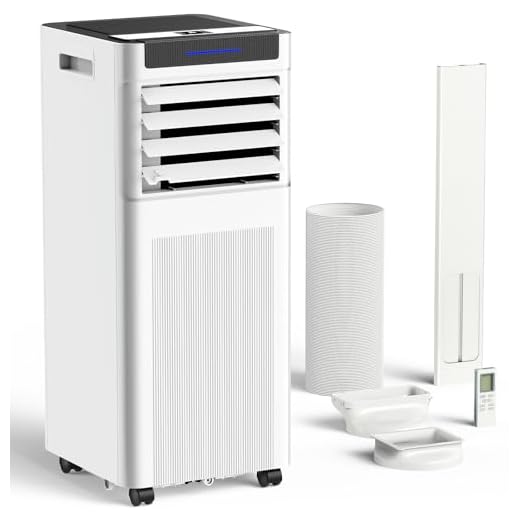Portable Air Conditioners, 10000 BTU Portable AC up to 450 Sq.Ft, 3 in 1 AC Unit with Cool, Dehumidifier & Fan Modes, Remote Control & 24H Timer, AC Unit for Bedrooms, Living Rooms & Apartments