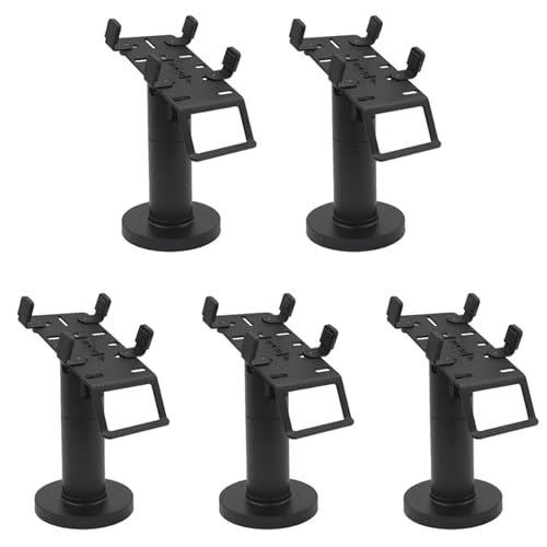 Support POS de bureau rotatif universel caissier noir rack d'affichage 5X
