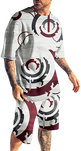 2023 Summer Tracksuit for Men 3D Short Sleeve Tshirt and Short Beach Tropical Hawaiian Sports Suit Stylish 2 Piece Outfits
