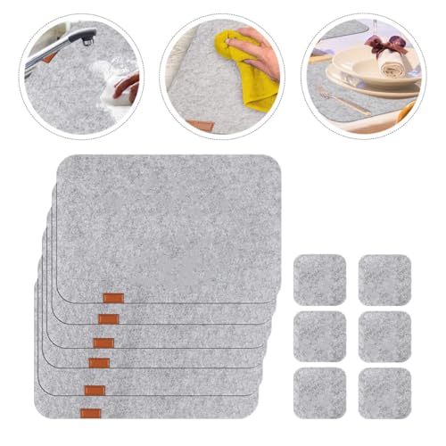 Tapis isolant thermique GARVALON : feutre lavable séchage rapide - 8