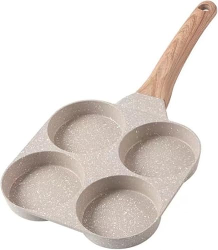 GOTRAFY �ڋʏĂ��t���C�p�� 3���^4���d�؂�t�� ��^�z�b�g�v���[�g IH�E�K�X�Ή� �m���X�e�B�b�N �}�C�t�@���X�g�[���R�[�e�B���O �~�j�ڋʏĂ��E�n���o�[�O�p �t���C�p�� (�z���C�g �ی^ 4��)