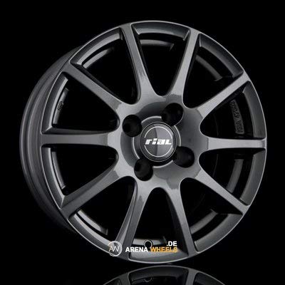 RIAL Llanta Milano 7J x 17 pulgadas ET 18 LK 4 x 108 de aluminio KBA