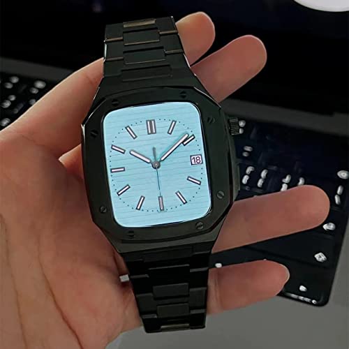 Kit modification Apple Watch avec bracelet acier et boîtier métal DIY - 5