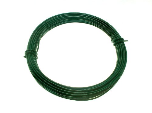 Fil de clôture de jardin pour réparer et fixer vos barrières - 20 rouleaux vert