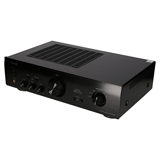 #02 MIGLIOR SCELTA - Denon D2072 Amplificatore Integrato Stereo PMA-720AE, 6 ingressi audio, Nero