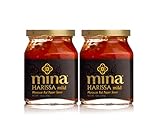 Mina Harissa Mild Moroccan Red Pepper Sauce, 10oz, 2 pack