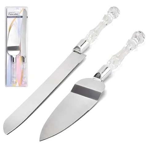 JYJLLM Crystal Grip Cake Knife Set Cover