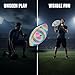 boxoon Light Up Foot, Size 9 For Adults, Reflective & Glow In The Dark American Foot, Standard For Training, Outdoor Sports Games