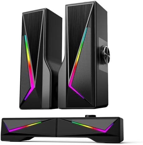 Computer Speakers for Desktop, Bluetooth & USB Input, USB Powered...