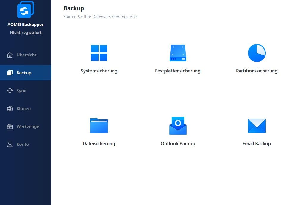 AOMEI Backupper PRO Datensicherung Programm, Rettung bei Malware-Befall, defekter Festplatte oder Windows Crashes - für 2 PCs, lebenslange Laufzeit für Win 11, 10