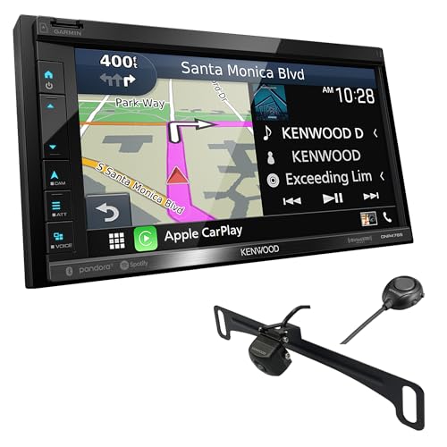 Kenwood DNR476S Digital Multimedia Navigation Receiver | Plus KENWOOD CMOS-320LP Universal Backup Camera (Renewed)