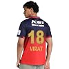 RockinRetailz BANGALOREE VIRAT KOHLI Cricket Jersey 2025/26 for Men (L) Multicolour