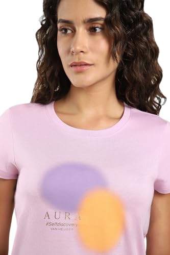 Image of Van Heusen Women's Cotton Regular Fit T-Shirt