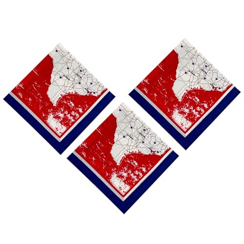 Bandanas 3 pack 6 pack 12 pack 22 inch Cotton Paisley Kerchiefs for Men and Women