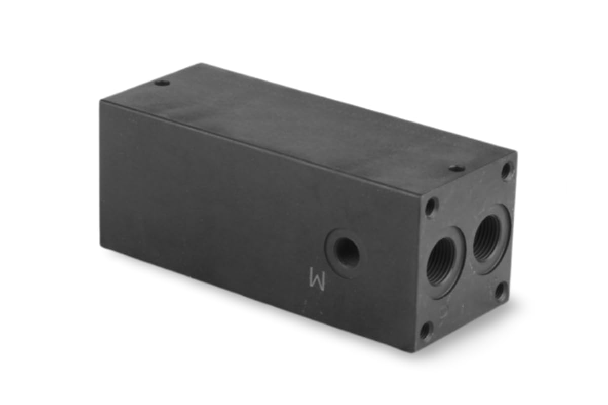 Hydraulik Ventilblock ES 06-12-38-03 (A,B z boku P,T z przodu) | Hydraulik-Anschlussblock