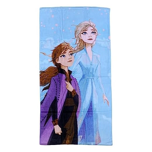CARTOON Toalla de playa Frozen, Disney, de algodón, playa, piscina, 70 x 140 cm
