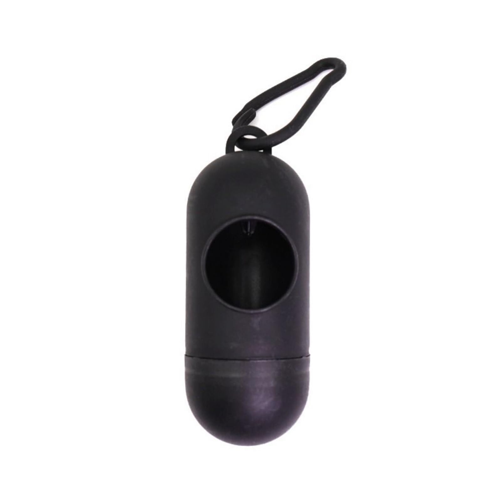 Pet Waste Bag Dispenser Outdoor Travel Trash Case for Puppy Cat Walking(Black)