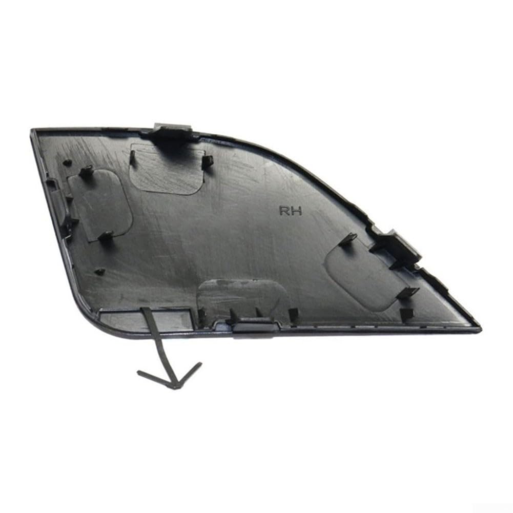 Cubierta de Gancho de Remolque para Parachoques Delantero para Toyota RAV4 2016-2018 - Plástico ABS Negro sin Pintar, reemplaza 53286-0R080 y 53285-0R080, Ajuste Directo