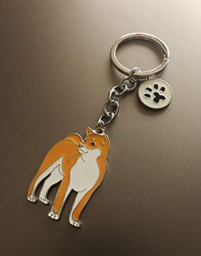 Dog Keychain,Lovely Dog Key-ring Portable Metal Keychain Keyring Key Decor Car Keyring Decoration - Image 4