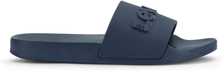 Levi's Mens 3D Slide Slip On Sandal Shoe 13 Navy