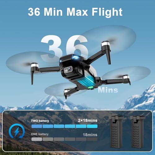 2K Drone with Camera for Adults & Beginners, Mini Drone with 2 Batteries - image 6