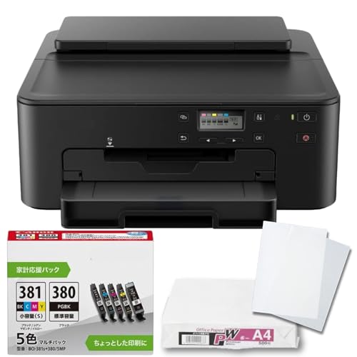 �L ���m�� C anon A4�C���N�W�F�b�g �v�����^�[ TR703A + �����C���N BCI-381S 380/5MP + A4�p�� 500��