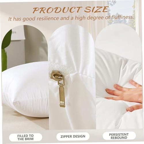 Insertos de almohada 15x15 de 2 piezas transpirables lavables con cremallera para sofa y cama 3