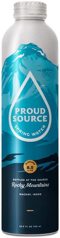 PROUD SOURCE WATER Alkaline Spring Water, 25.3 FZ