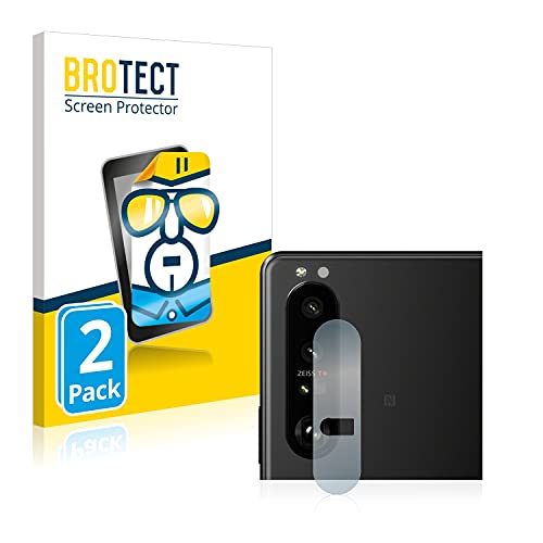 BROTECT Protector Pantalla para Sony Xperia 1 III (SÓLO Cámara) Protector Transparente (2 Unidades) Anti-Huellas