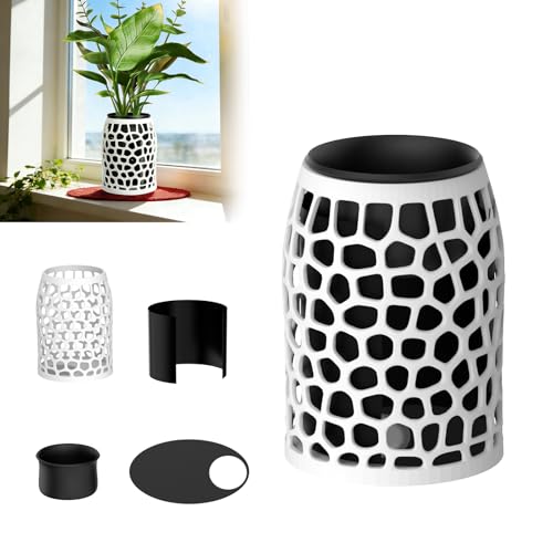 Camera Disguise Vase Compatible with Ring Indoor Cam (2nd Gen) | Conceals Security Cameras | Home Decor with Discreet Cable Opening(Plant Not Included)