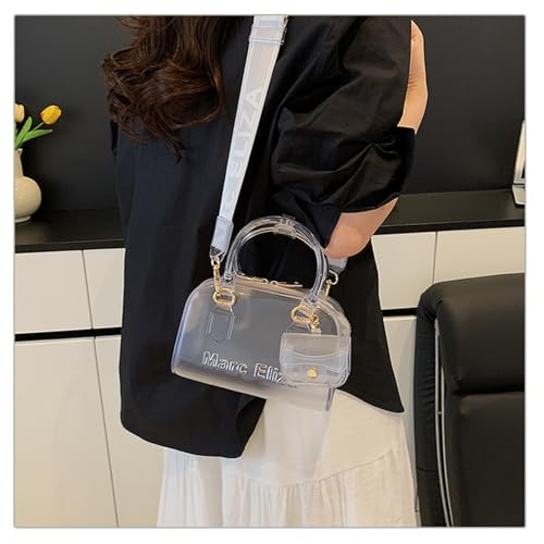 Small Transparent Jelly Bags Jelly Purses Women's Crossbody Bag Clear Shoulder Bags for women PVC Handbags2