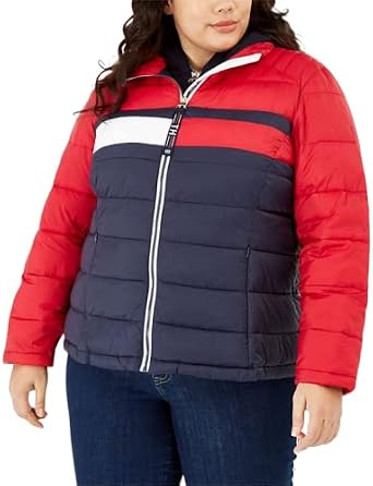 Colorblocked Puffer Jacket at Amazon 