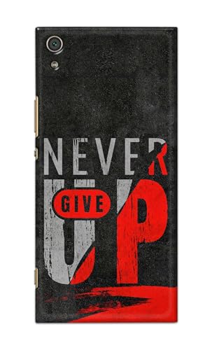 Image of Printed Hard Back Cover for Sony Xperia XA1 Ultra Back Cover (Never Give Up) -190724(DP)