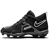 Nike Boy's Alpha Menace 3 Shark Molded Football Cleats, CV0581-010