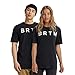 Burton Brtn Camiseta, Hombre, True Black, S