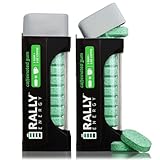 Rally Energy Caffeine Gum, Sugarless Gum with 60 mg of Caffeine for Fast-Acting Energy, Stay Alert, Long-Lasting, Natural Peppermint Flavor (2 Pack, 22 Pieces)