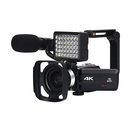 Caméra vidéo Vlog 4K : éliminez les images floues en direct avec le zoom 16X