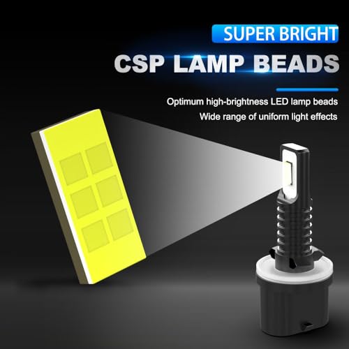 Bombillas LED 880 para autos 6000K blancas, 2 unidades miniatura 4