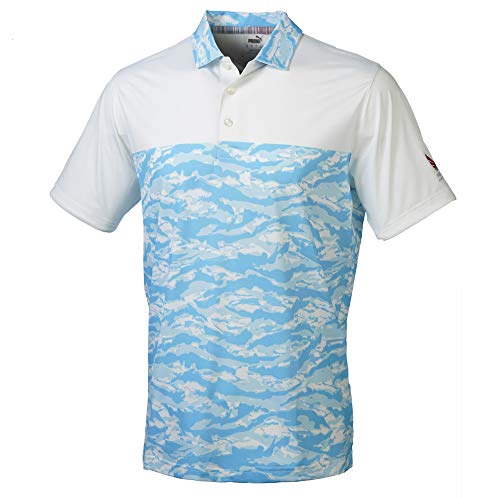 Polo PUMA Golf Volition Cavu bleu idéal pour vos parcours d'été