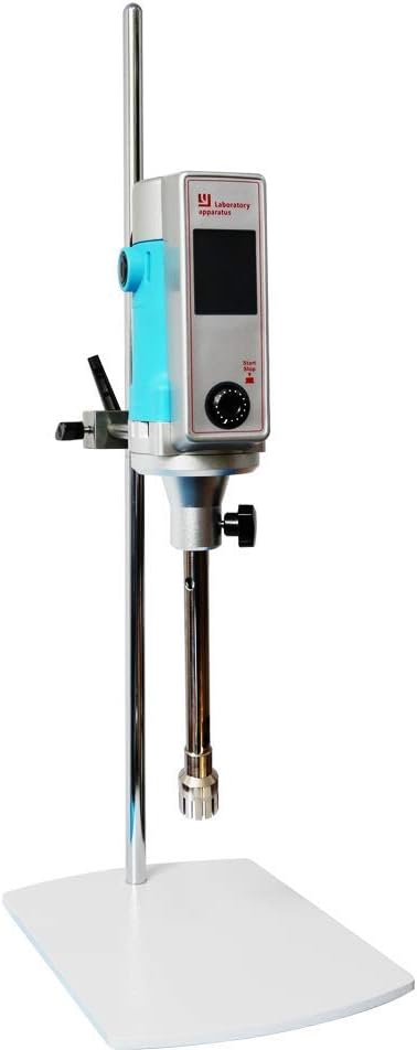 YUCHENGTECH High Shear Mixer Homogenizer Emulsifier Digital High Speed Homogenizer Lab Disperser Emulsifier Lab Homogenizer Emulsifying Machine LYD500W-T 7000mPa.s 13000ml (150-13000ml, 36G, 110V)
