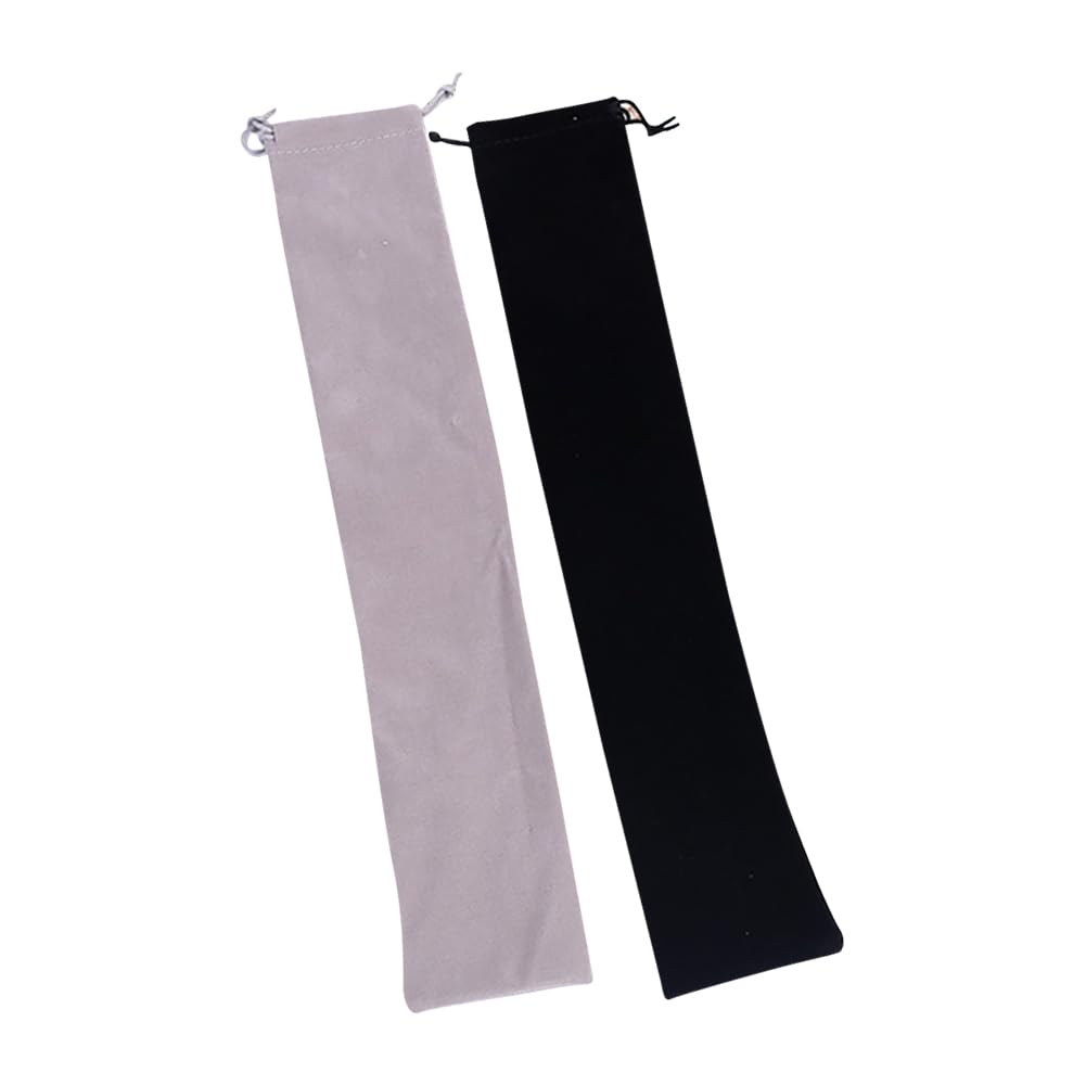 GSHLLO 2 Pcs Drumstick Drawstring Bag Drum Stick Storage Bags Portable Drum Mallet Bags Drumstick Protection Pouch Percussion Instrument Holder Bag
