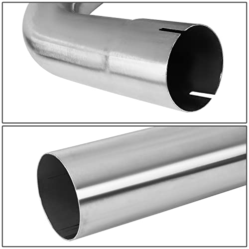 ‎Dna Motoring Ztl-30Ss 16 Pcs 3.0 Inches Stainless Steel Diy Custom Exhaust Tubing Mandrel Bend Pipe Straight & U-Bend Kit, Universal Fit #TOP2