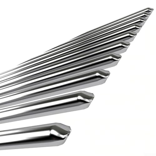 Durafix - 1020 aste di saldatura in alluminio per brasatura, alta conducibilità elettrica, resistenti (2,0 mm x 330 mm, 20 pezzi)