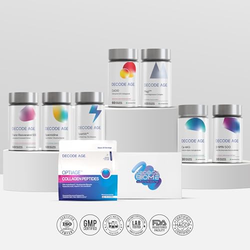 Image of Decode Age SportVit Powder | Pure Caffeine-Free Pre-Workout | 8-In-1 Formula with NR, myHMB, Creatine, Electrolites | Boost Stamina, Strength & Recovery 14 Serving | 175g
