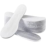 10 Pairs Insulating Insoles Heat Thermal Foil Insoles Thermic Reflective Aluminum Sole Keep Warm and Dry for Women Men (10.6 in US 10, EU 43, UK 9.5)