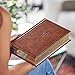 NKJV, Interleaved Bible, Journal Edition, Leathersoft over Board, Brown, Red Letter, Comfort Print: The Ultimate Bible Journaling Experience